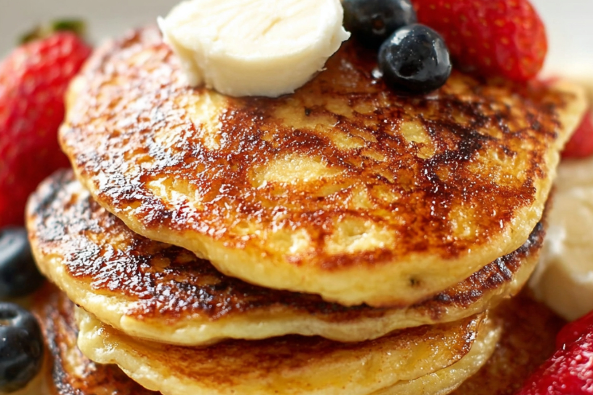 Fluffy High-Protein Cottage Cheese Pancakes Recipe