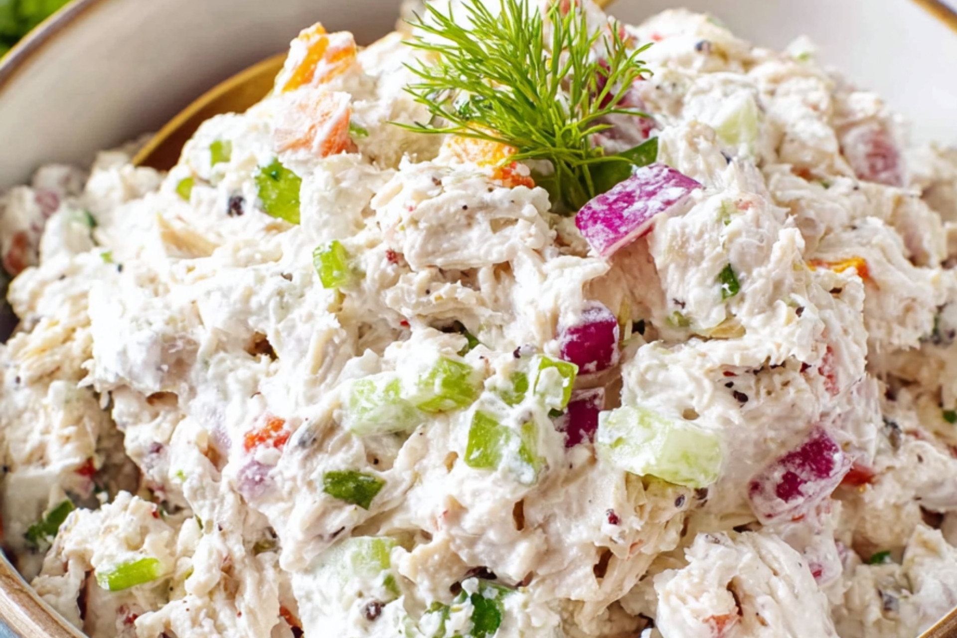 Creamy Cottage Cheese Chicken Salad Recipe