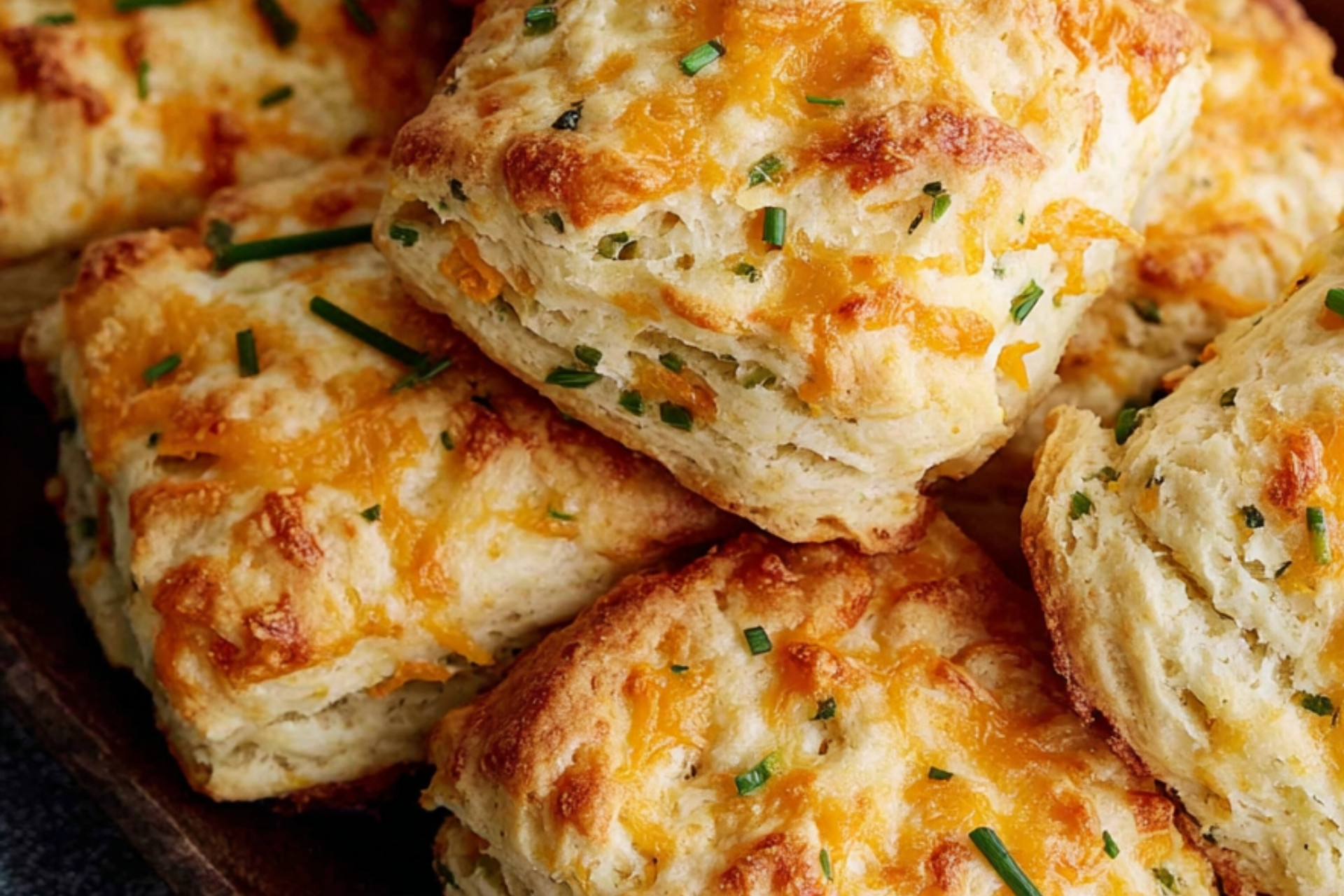 Flaky Cheddar Chive Biscuit Recipe