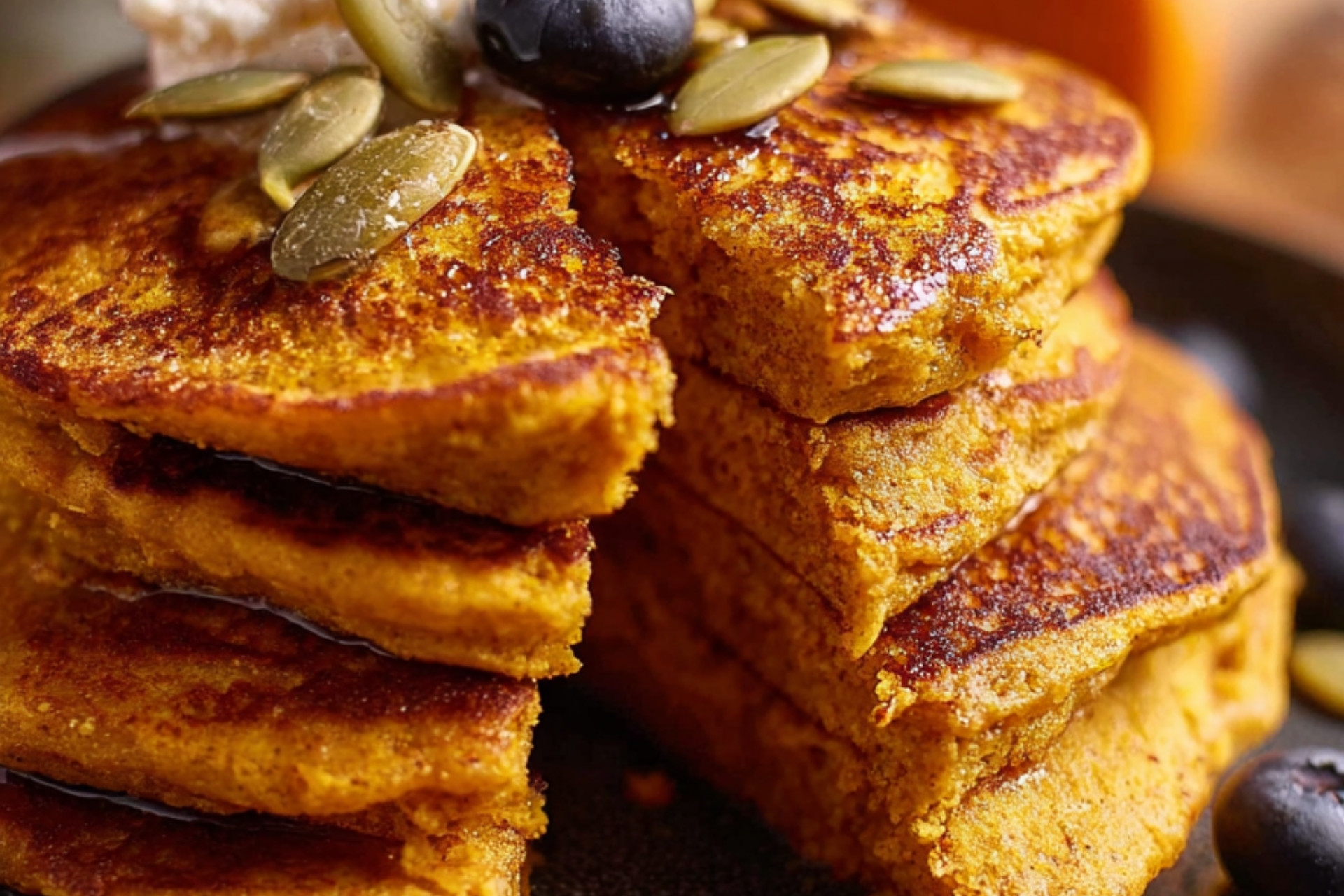 Fluffy Pumpkin Sourdough Pancakes Easy Recipe