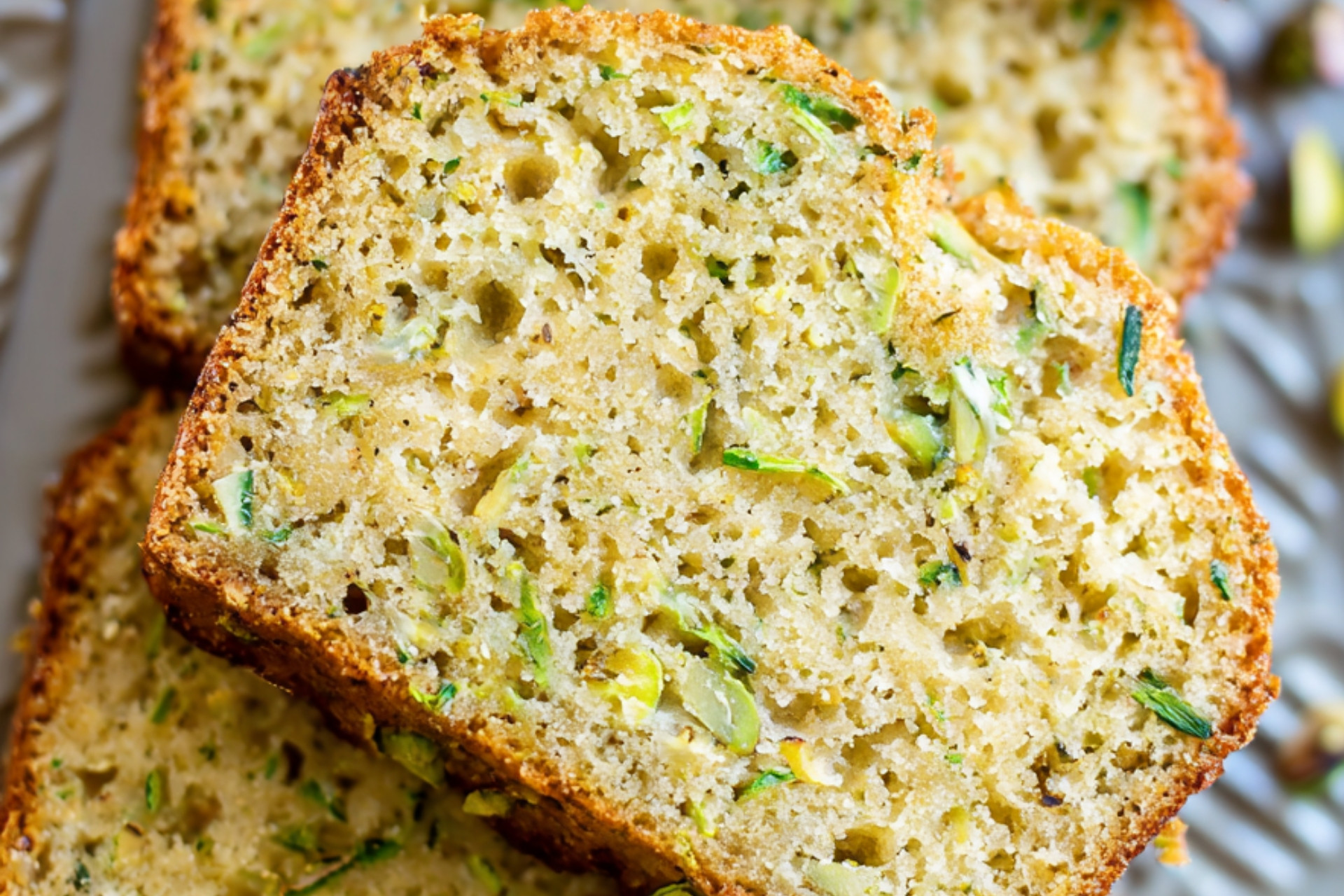 Lemon Pistachio Zucchini Bread Moist Recipe